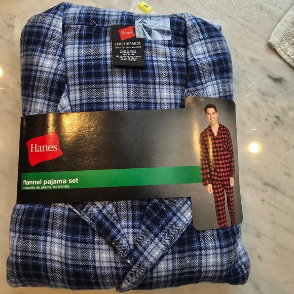 Mens NWT Flannel Pajama Set - Picture 1 of 3
